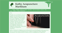 Desktop Screenshot of kathyacupuncture.com