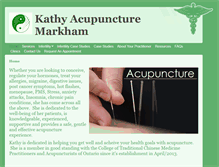 Tablet Screenshot of kathyacupuncture.com